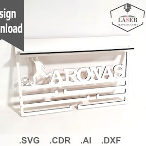 Soccer Medal Holder SVG | Laser Cut Template