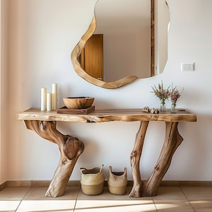 Narrow rustic entryway console table antique hall table accent table hallway table farmhouse table home decor