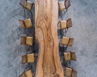 Live Edge Dining Table, Kitchen Table, Wood Table, Walnut Table, Modern Table, Imperial Wood Essence rustic dining table, christmas gift