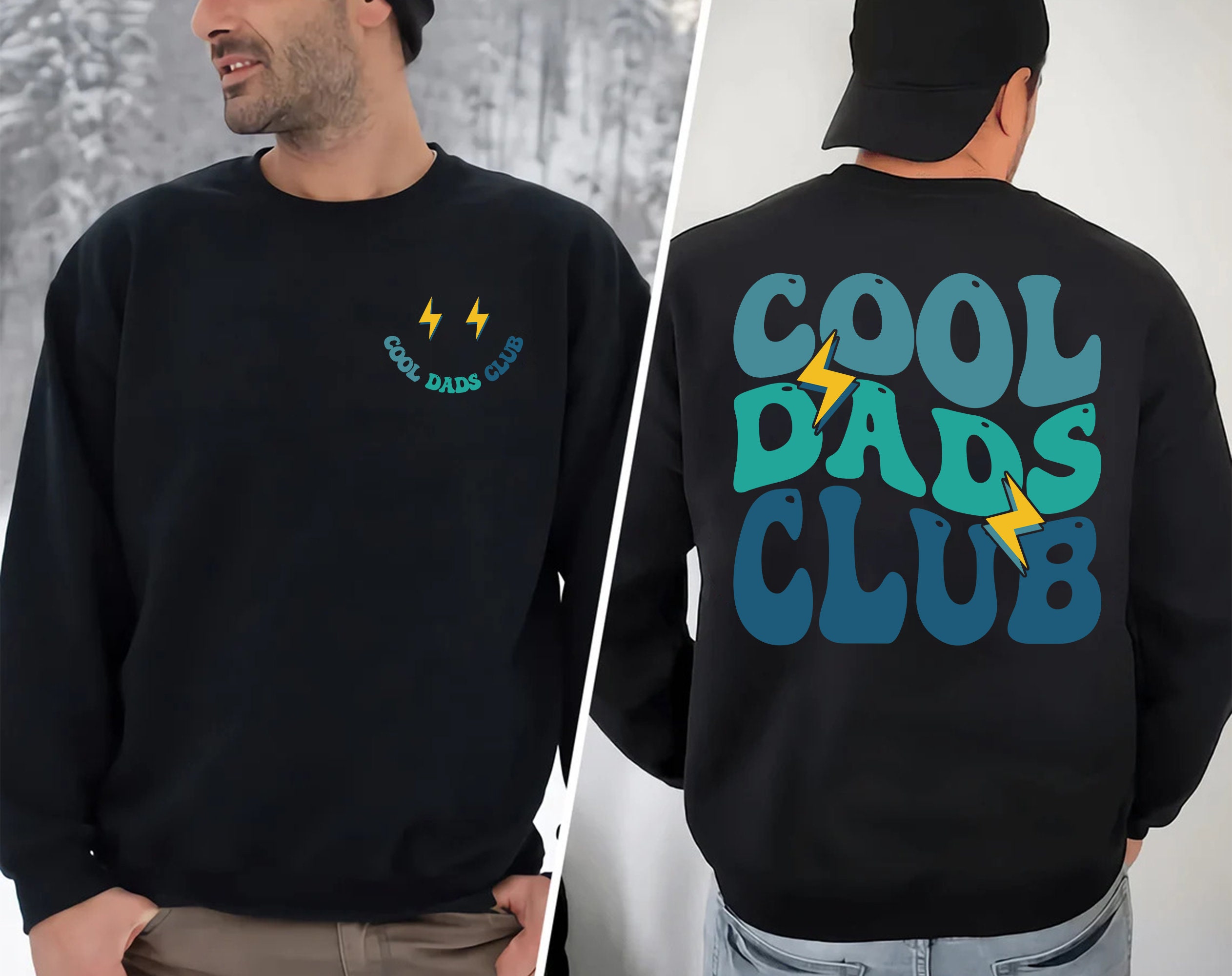 Discover Cool Dads Club Double Sided Sweatshirts, Cool Dads Club Double Sided Sweatshirts