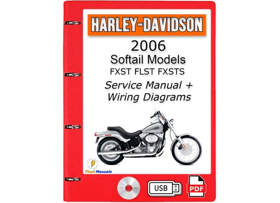 2006 Harley Davidson Softail Service Repair Manual + Wiring