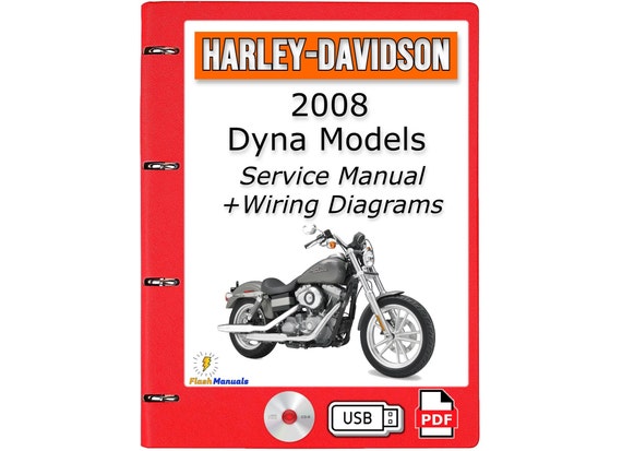 2025年最新海外 2008 + Manual Repair Service Models Dyna Davidson Harley その他
