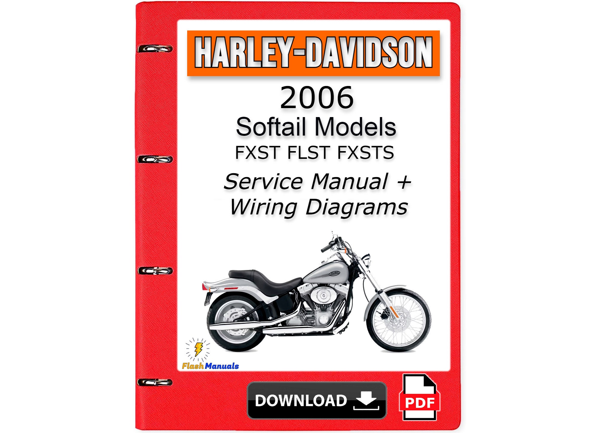 Harley-Davidson FL/FXサービスマニュアル Harley Davidson サービスマニュアル 00−05FXST
