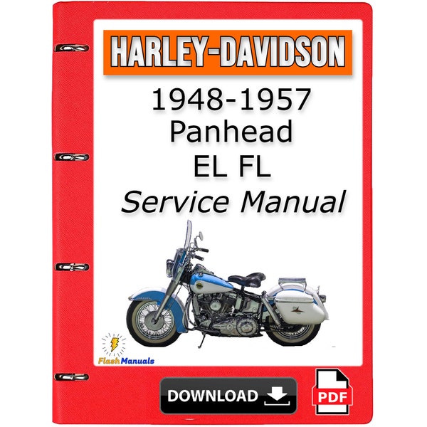 1948-1957 Harley Davidson Panhead EL FL Service Repair Manual - Téléchargement immédiat