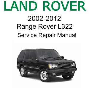 Land Rover Range Rover L322 2002-2012 Manual de reparación de servicio - USB o CD