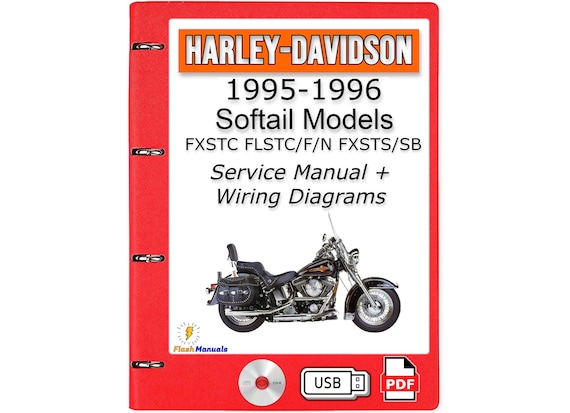 1995-1996 Harley Davidson Softail Models Service Repair