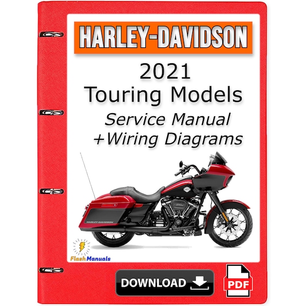 Manuel de réparation du service Harley Davidson Touring Models 2021 + schémas de câblage - Téléchargement immédiat