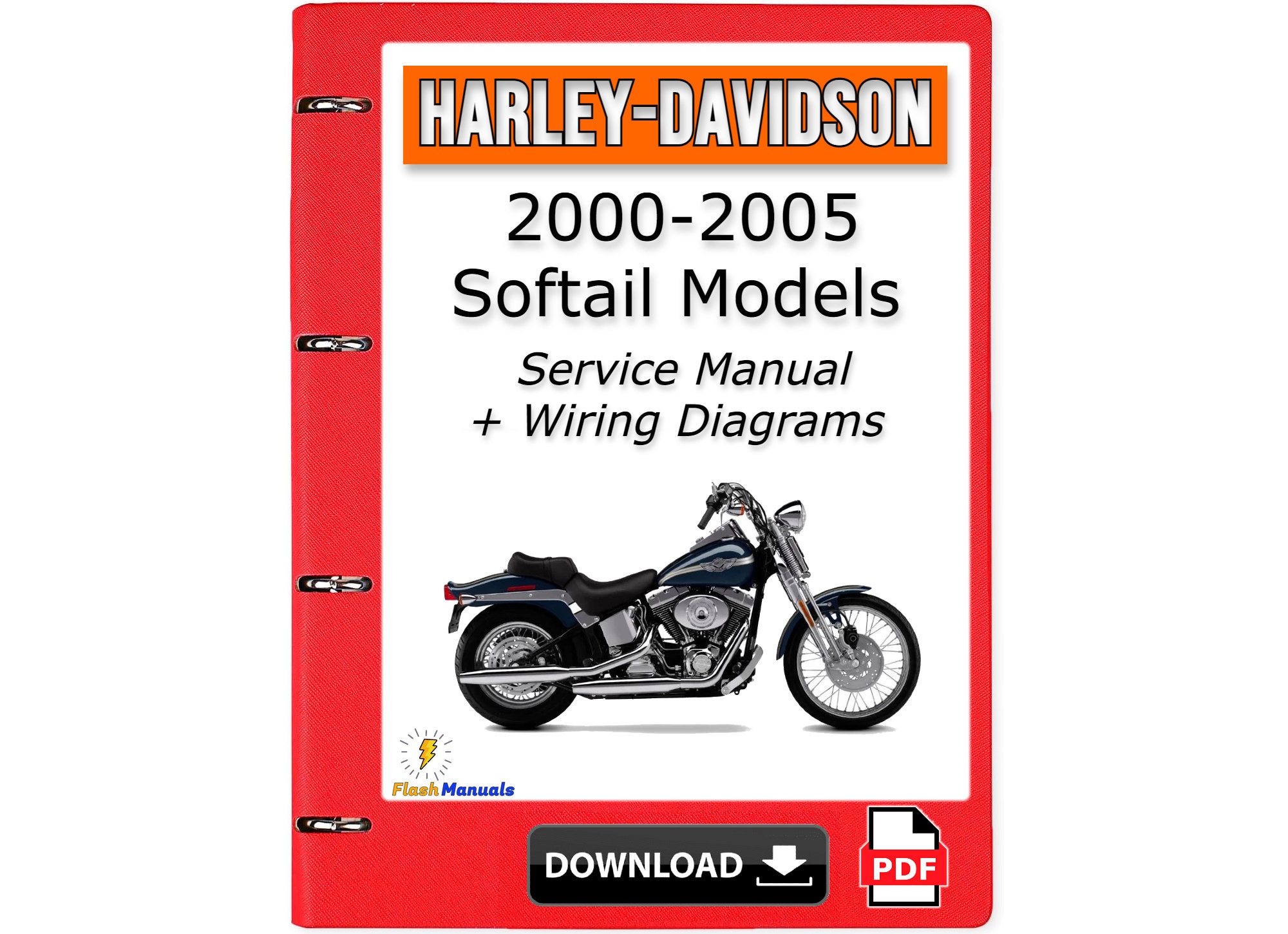2000 2005 Harley Davidson Softail Models Service Repair Manual