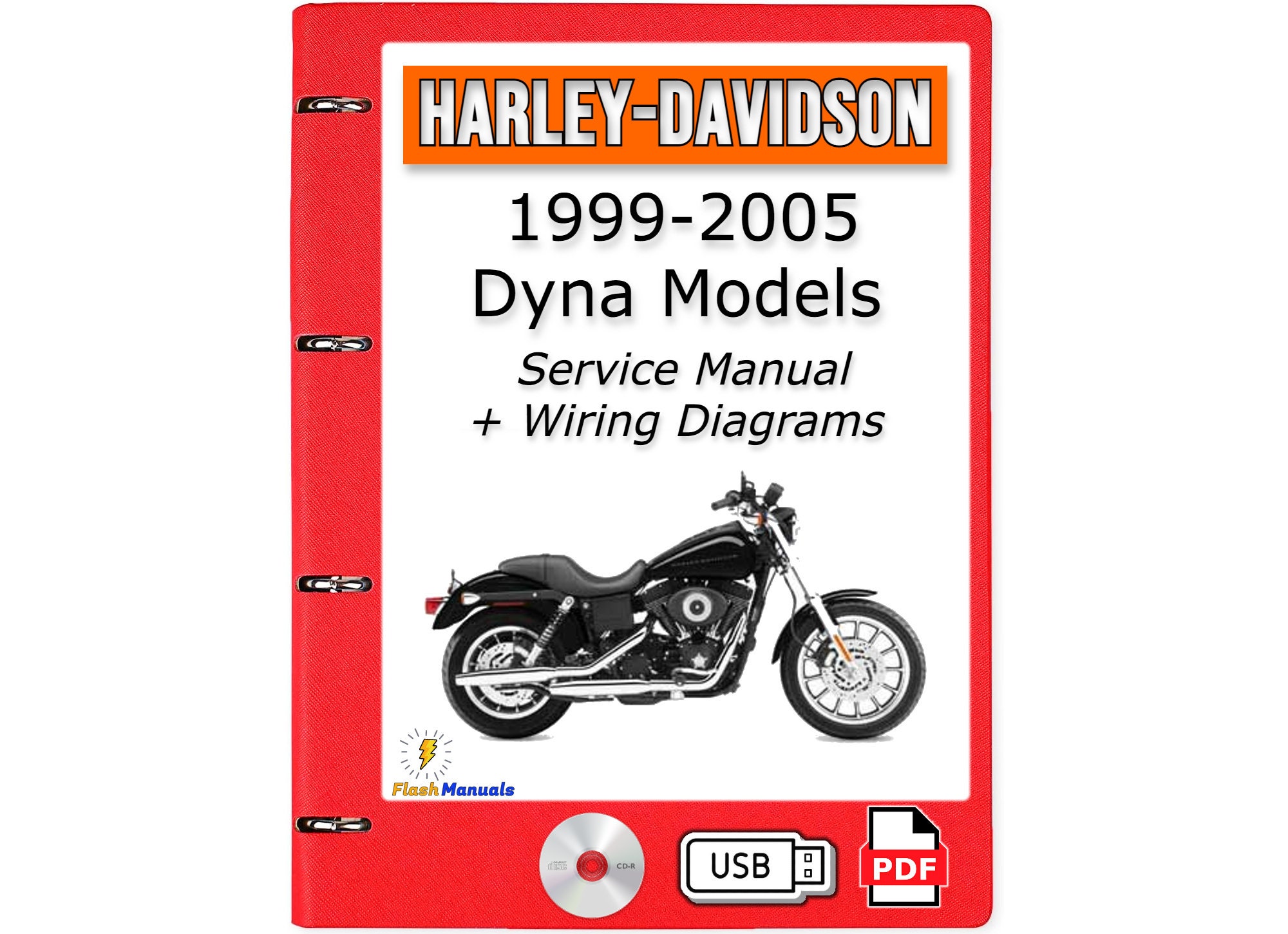 ハーレーダビッドソン　ダイナ2002モデル サービスマニュアル 1999-2005 ハーレーダビッドソン ダイナ モデル サービス修理