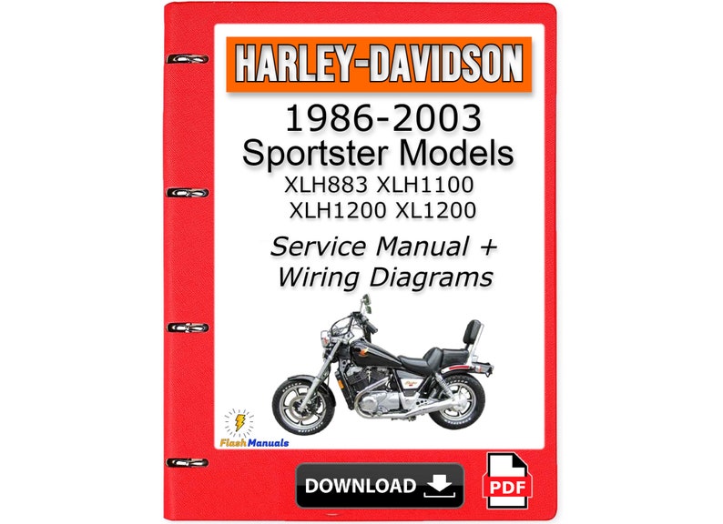 19862003 Harley Davidson Sportster Models 883 1200 Service Repair