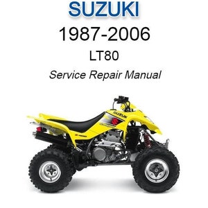 Suzuki LT80 1987-2006 Service Repair Manual - USB or CD