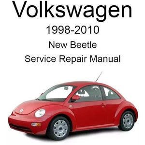 Volkswagen New Beetle 1998-2010 Service Repair Manual - USB or CD