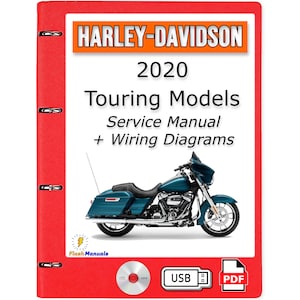 2020 Harley Davidson Touring Models Service Repair Manual + Wiring Diagrams - USB or CD