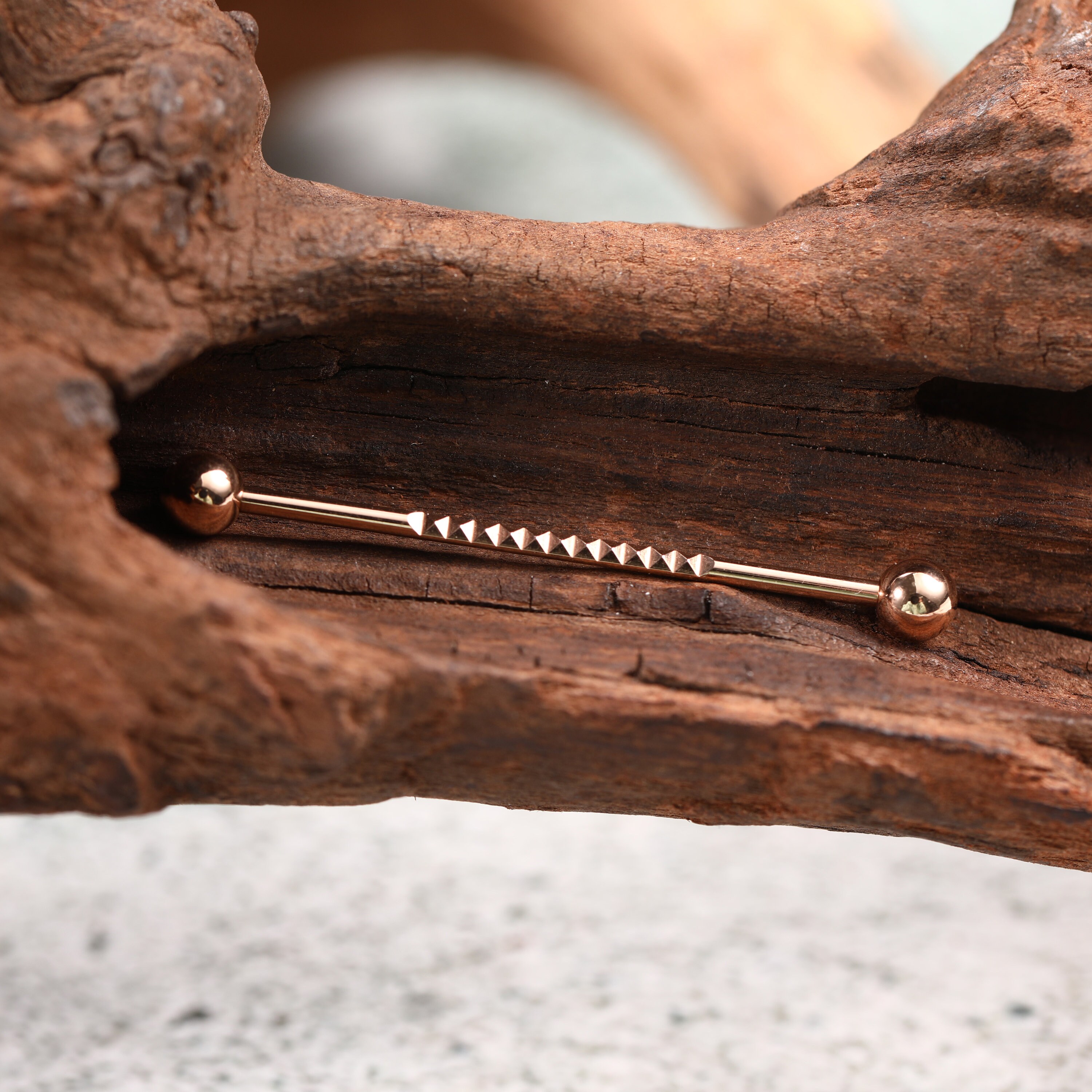 Piercing Industrial Con Barra De Acero Inoxidable Hipoalergé | Cuotas