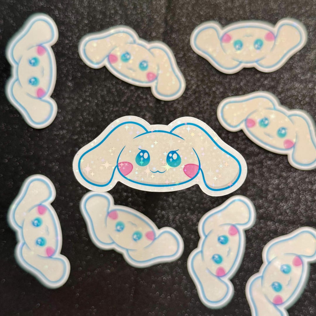 Kawaii Cute Puppy Dog Sticker • Starry Holo - Etsy