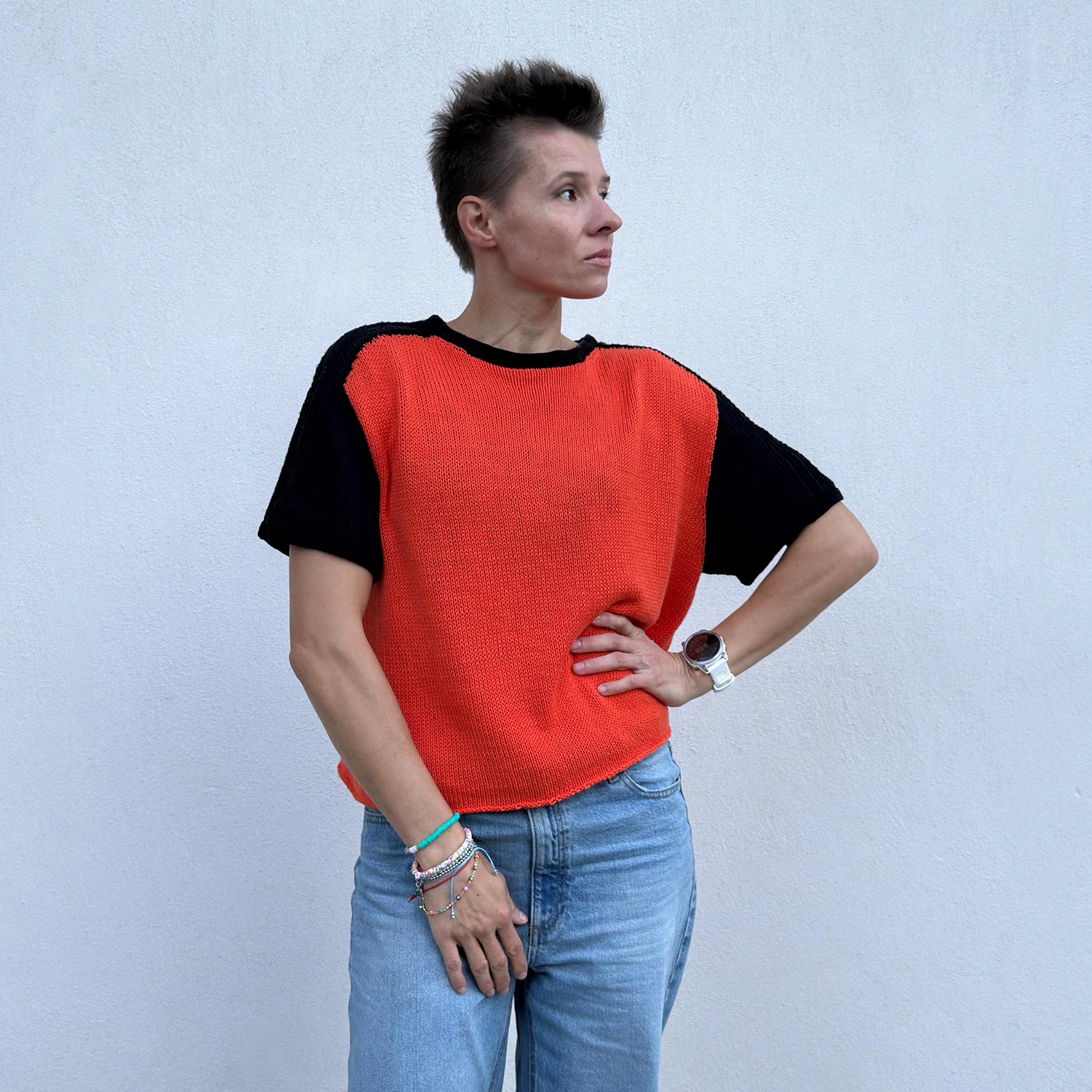 Rivel Pattern Rival Tee Knitting Pattern - Etsy