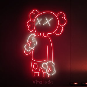 新着入荷の通販 sign neon led Kaws - 日本 Etsy その他