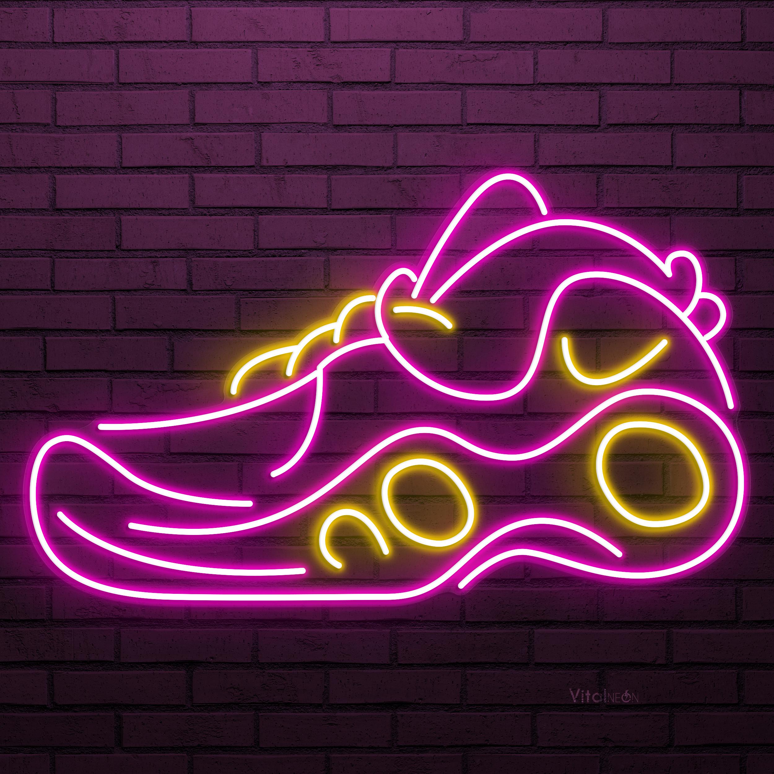 Sports Sneakers LED Light Neon Sign, Shoes Shop Wall Art, Lover