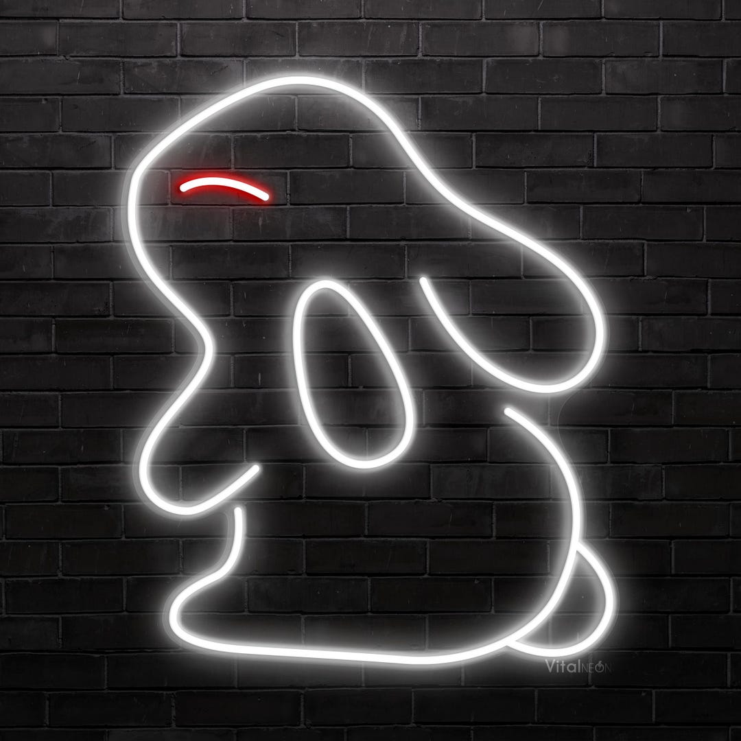 Led Icon Rabbit Rabbit LED Neon Sign, Bunny Wall Decor, Pet Shop Light - Etsy