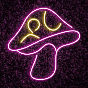 Pilz-Leuchtreklame, Pilz-LED-Licht, Kinderzimmer-Wanddekor, Pizza-Laden-LED-Schild, Party-Neonlicht, Restaurant oder Spielzimmerdekor