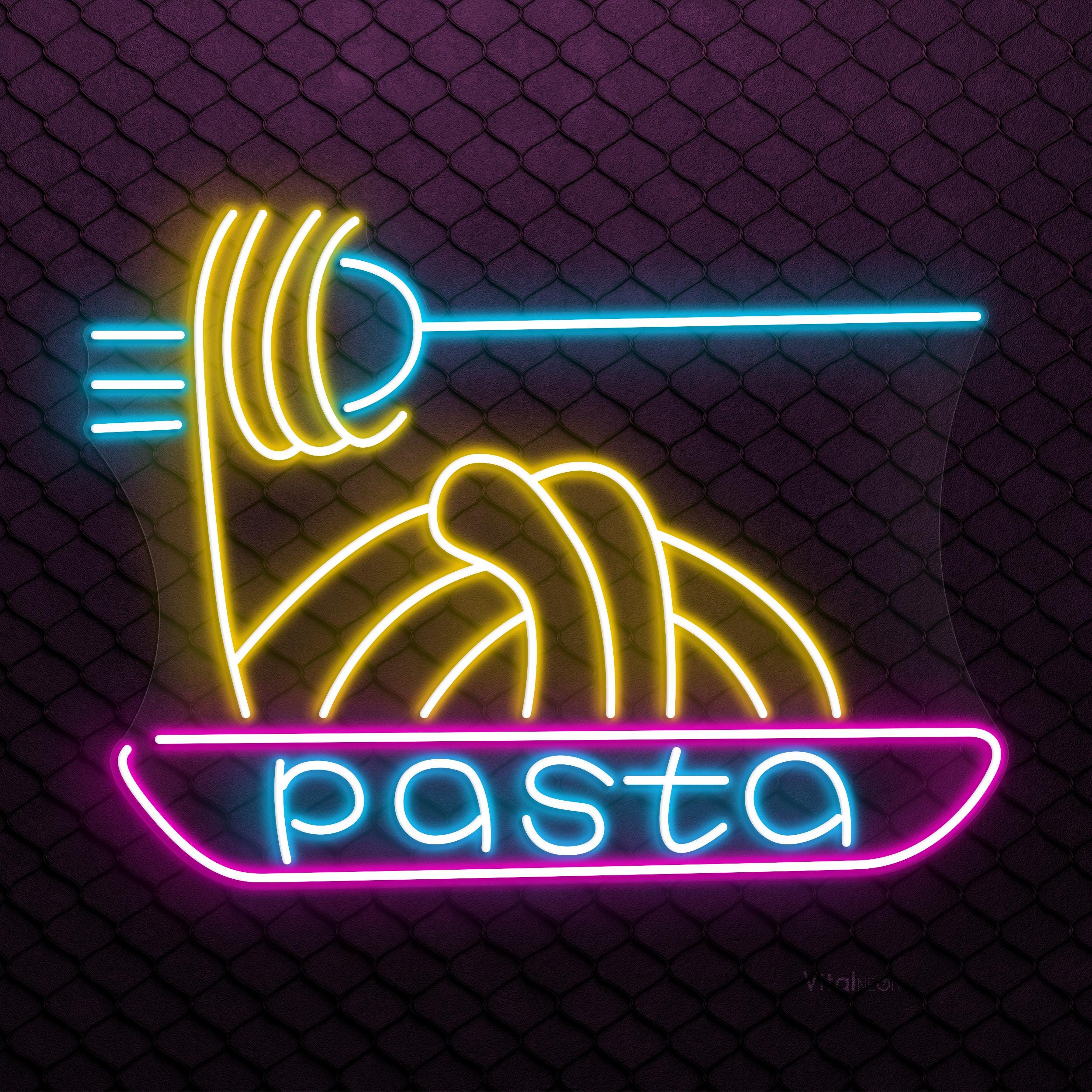 Pasta LED Neon Sign, Restaurant Kitchen Wall Decor - Etsy