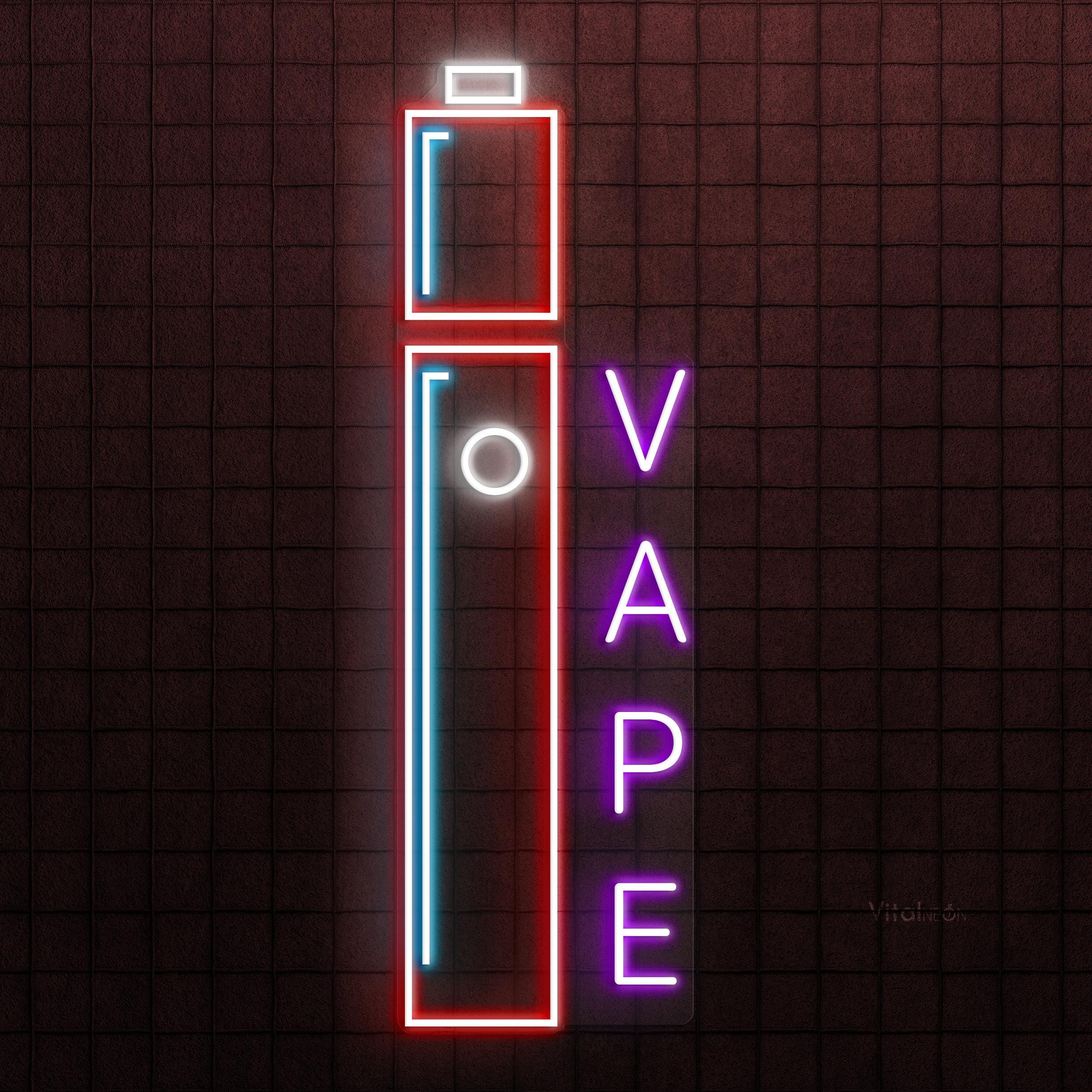Vape Neon Sign  Vape Shop, Smoking Pen, Wall Decor for Man Caves and Bars  - Etsy