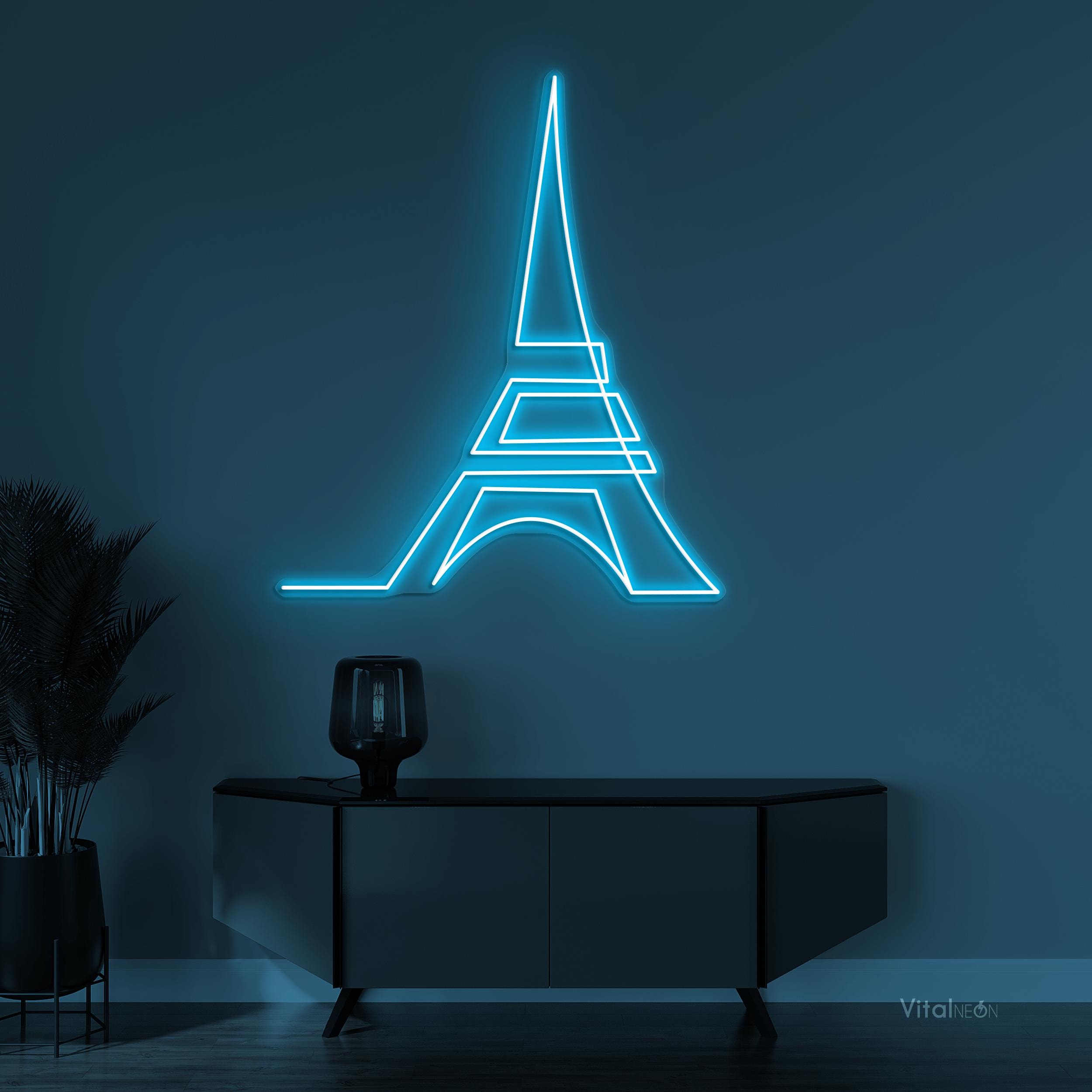 エッフェル塔 LED ネオンサイン、パリの壁装飾 - Etsy 日本