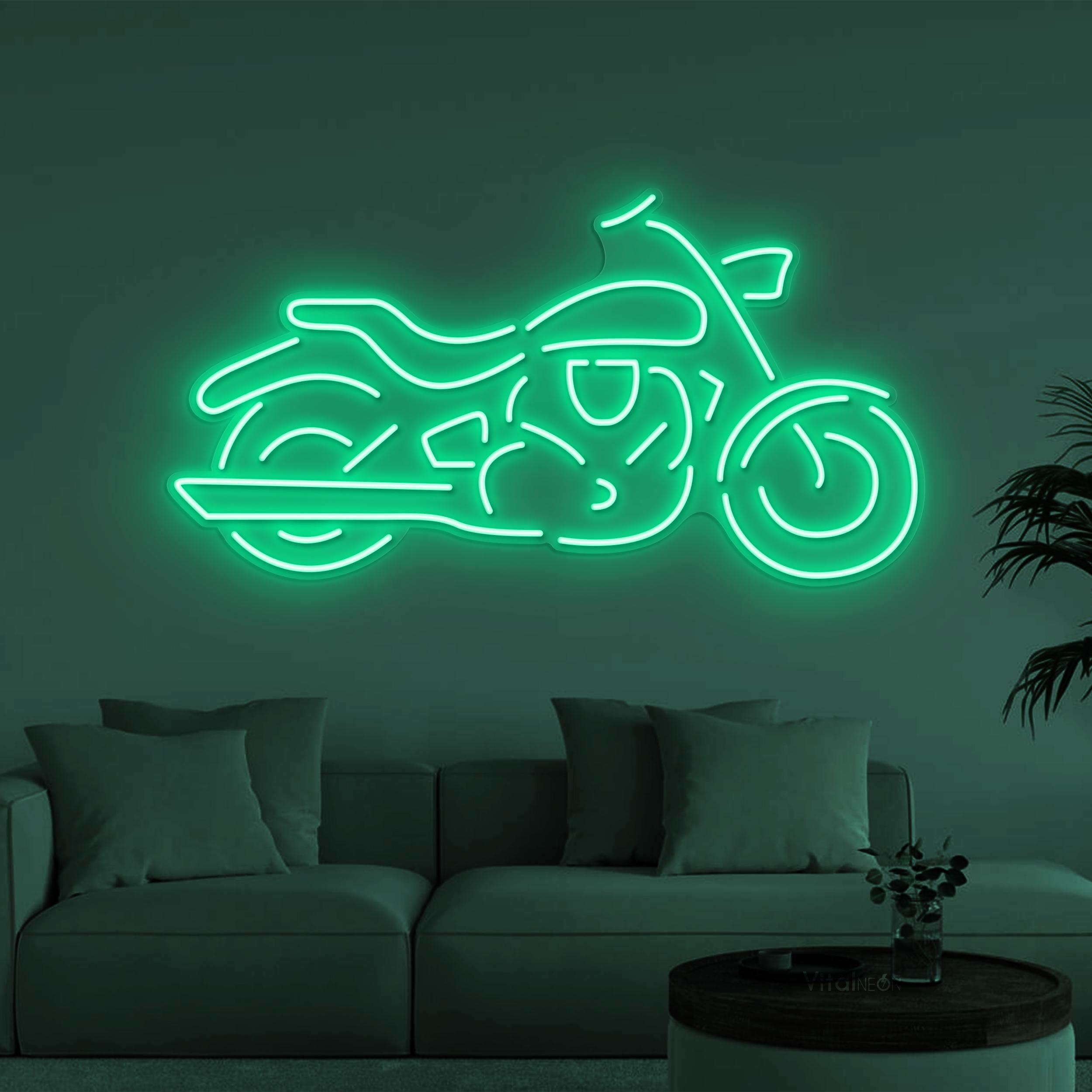 Sports Bike Neon Sign LED Motorcycle Light Biker Garage Wall Art