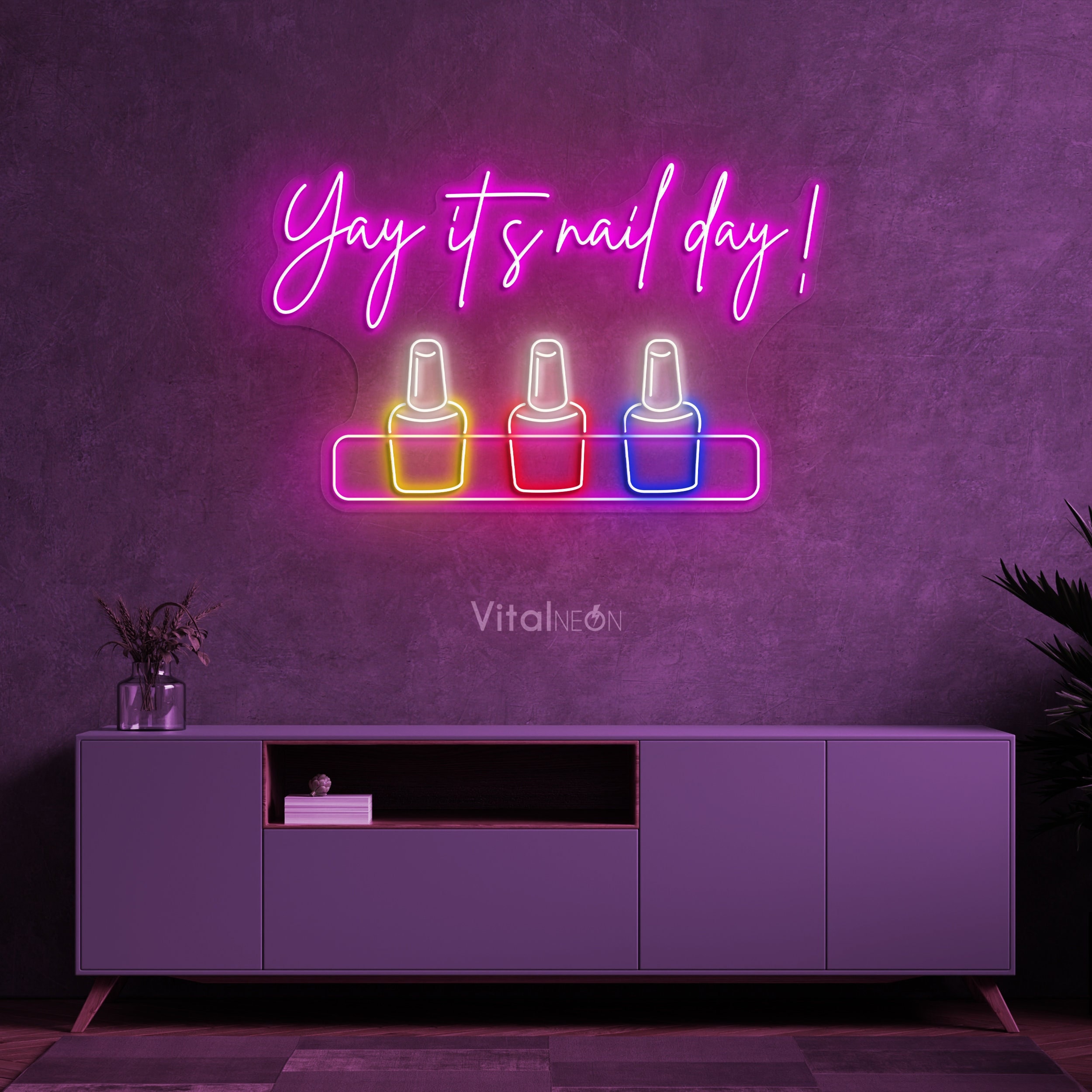 Hello Beautiful LED Neon Sign | On Trend Neon Wall Art