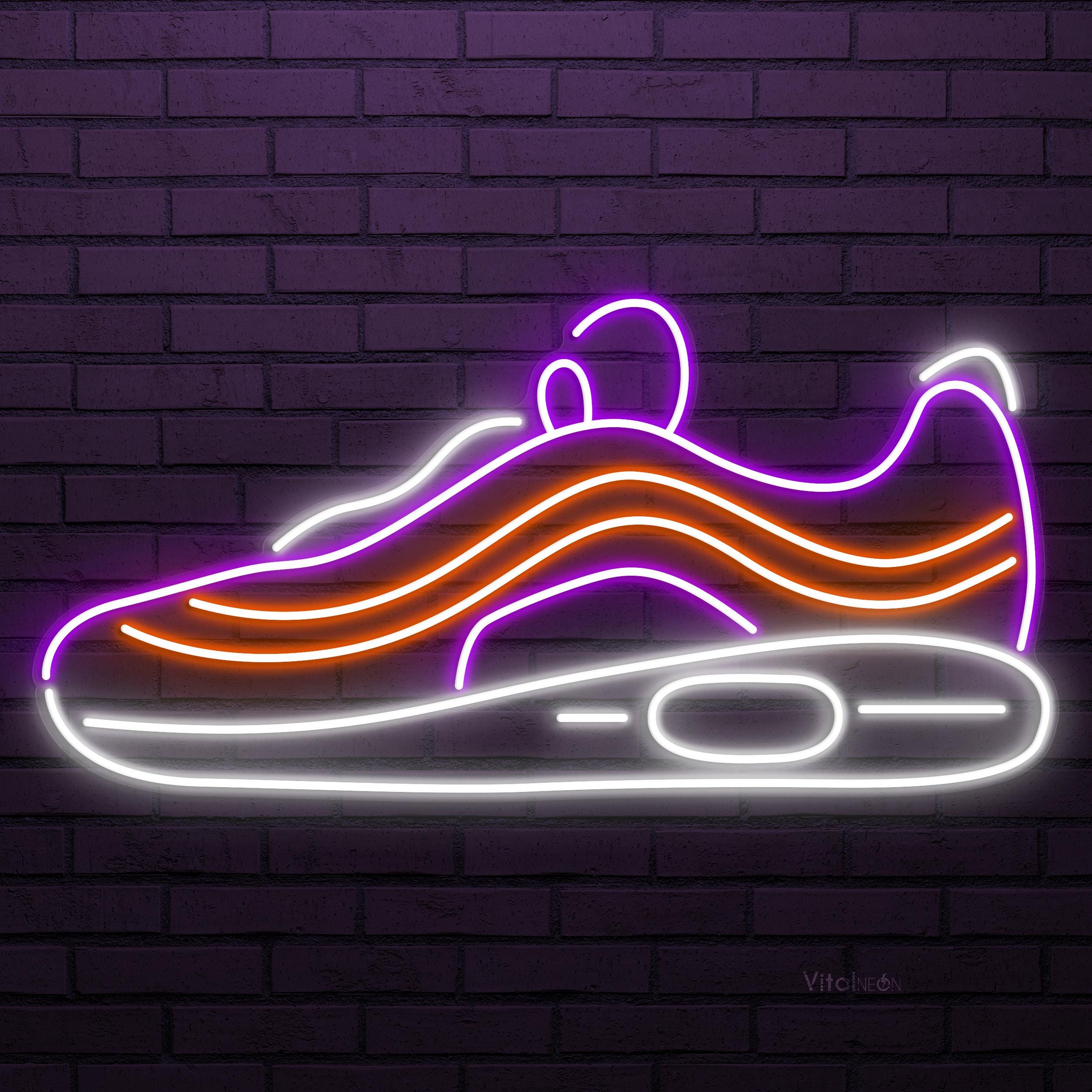 Sneakers LED Neon Sign, Sports Shoe Light, Shop Display, Wall Art