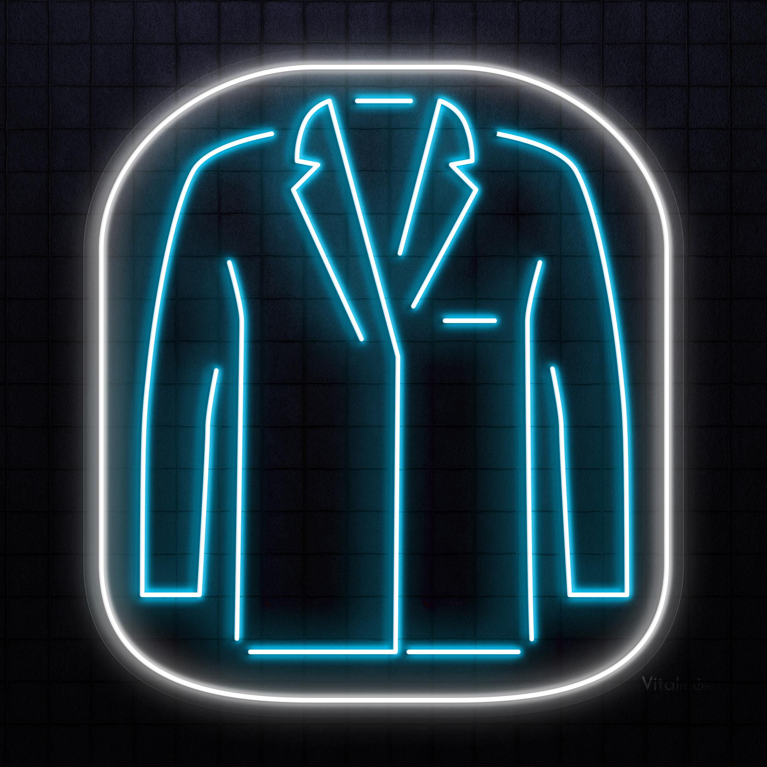 NEON SIGN HIPSTER JACKET Glow in the dark jacket