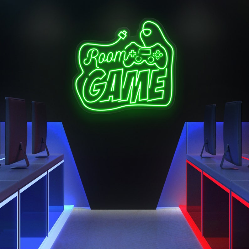 FLAIDO Gamer Neon Schild LED - USB Beleuchtung Für Gaming Zimmer Deko