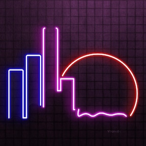Sunset Neon Sign, Sunset City LED Light, City Skyline Wall Decor, Home Wall Art, Office Neon Light, Personalized Led Sign, Cityscape Decor