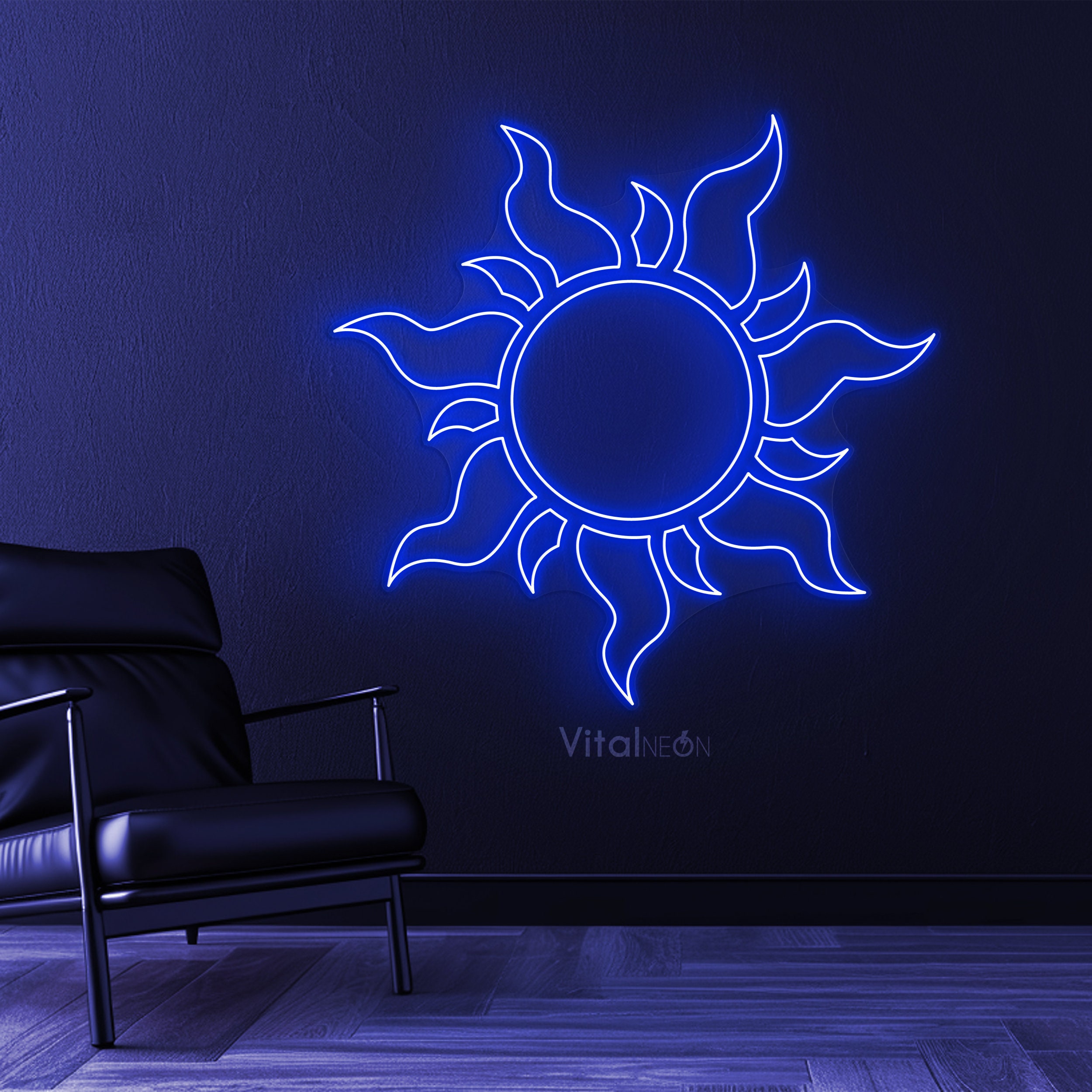 Sol Neon Led Sun Neon Sign, Sun Neon Light, Sun Neon Wall Art, LED Sun Sign, Kids ...