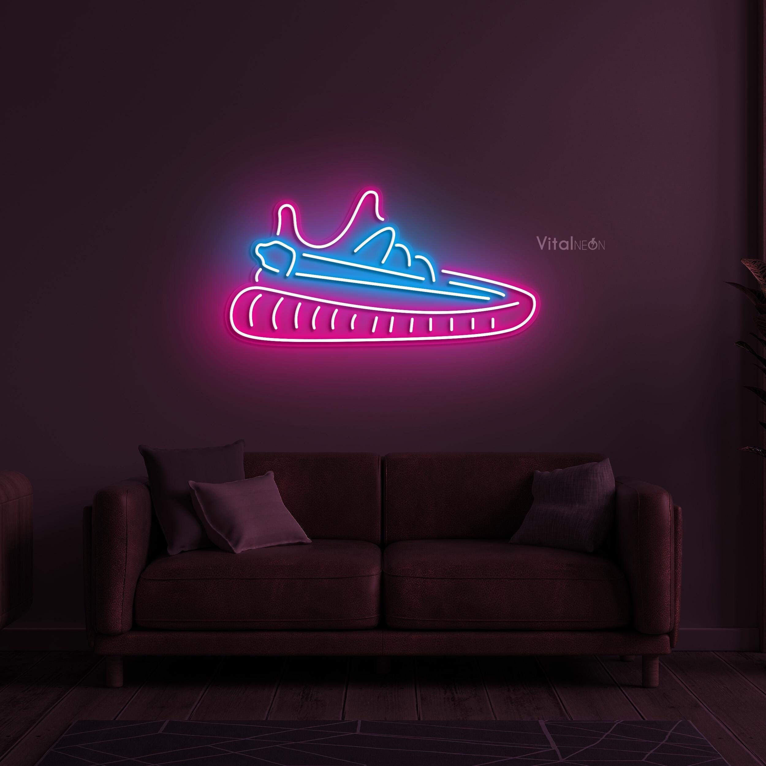 スニーカー ネオンサイン LEDライト シューズ ウォールアート 装飾 