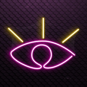 Augen Leuchtreklame, Augen LED-Licht, strahlende Augenwandkunst, Evil Eye-LED-Schild, benutzerdefinierte Leuchtreklame, Café- und Bar-Wanddekor, Neonlicht für zu Hause