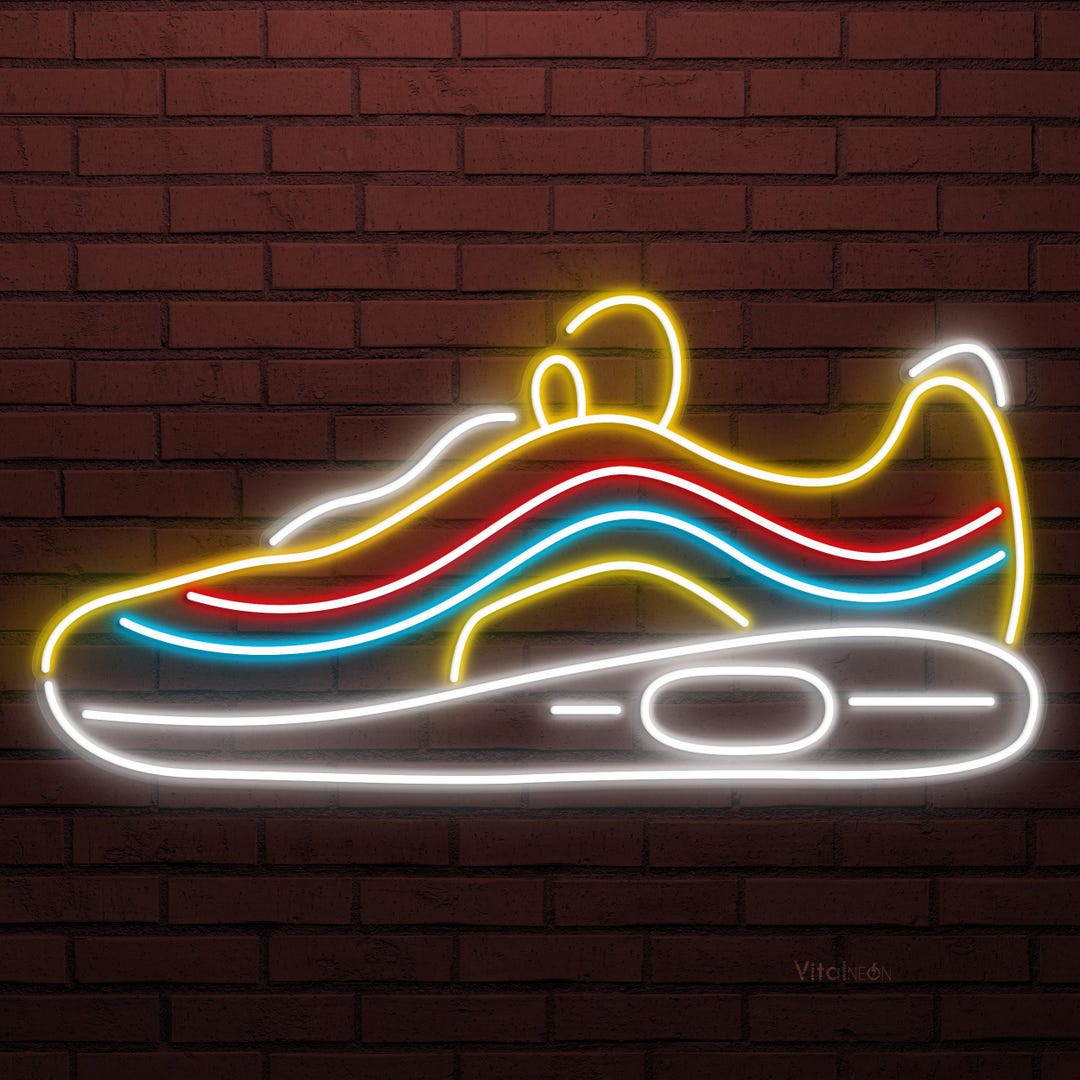 Sneakers LED Neon Sign, Sports Shoe Light, Shop Display, Wall Art