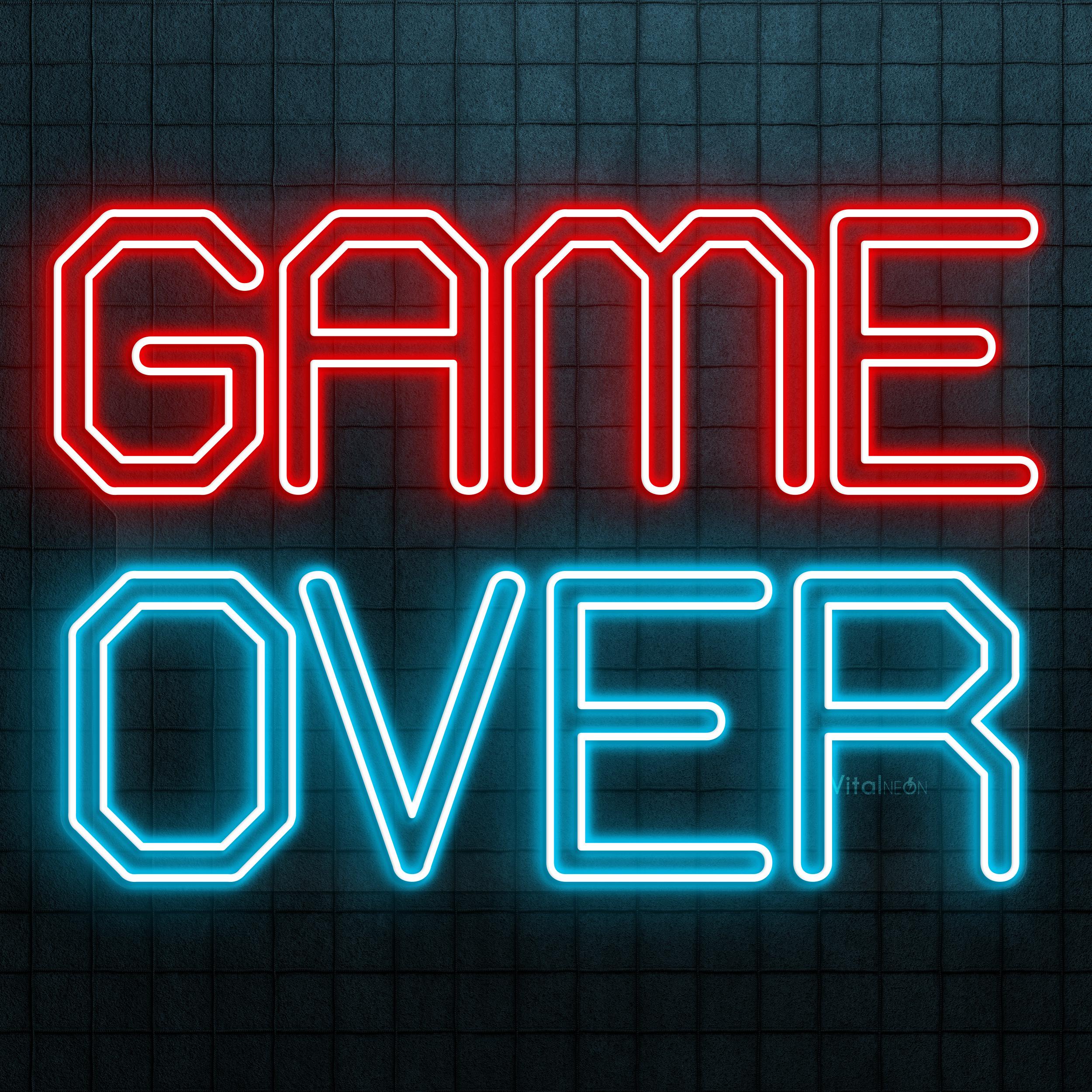 Game Over Led - Etsy