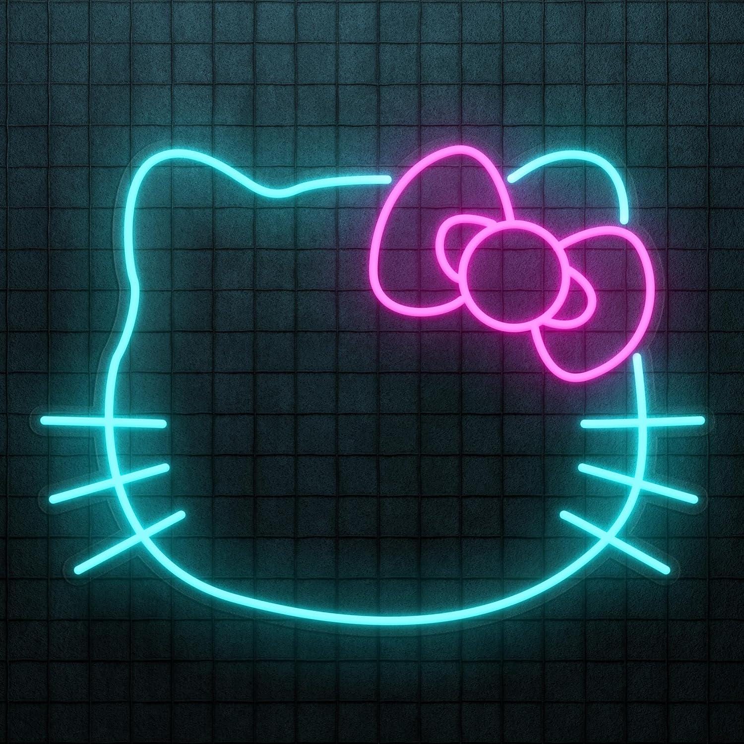 Kitty neon light - Etsy 日本