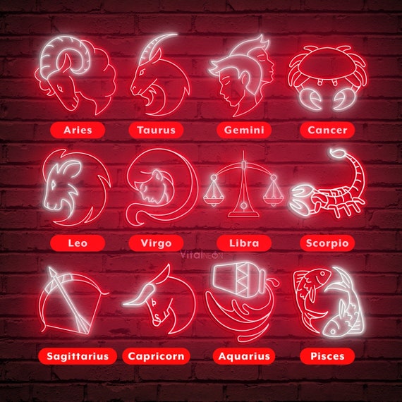 Zodiac led signs 60 photos - Astrologytoyou.com