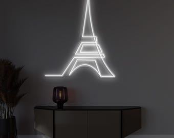 エッフェル塔ネオンサイン、エッフェル塔 LED ライト、エッフェル塔壁