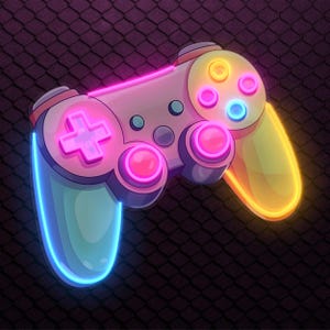 Gamepad Controller Neon Sign, Gamer Room LED Light, Gaming Wall Art for Boys, Cool Game Decor, USB Neon Light, Gamer Gift for Kids
