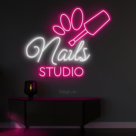 Insegna Al Neon Lash Studio Per Estensioni Ciglia – LED Dimmerabile USB Per Saloni E Spa