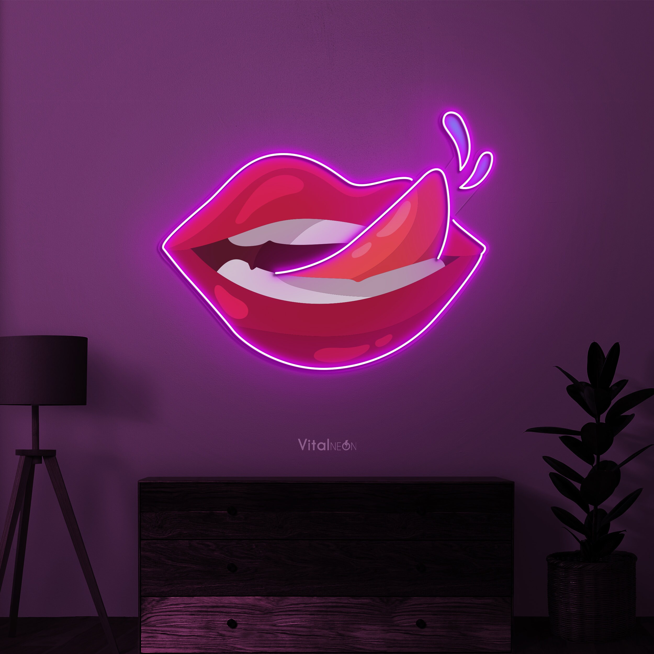 ネオンサイン キス NEONSIGN ショップ ホーム カフェ オーダーメイド ネオンサイン キス NEON LIGHT SIGN ショップ ホーム カフェ