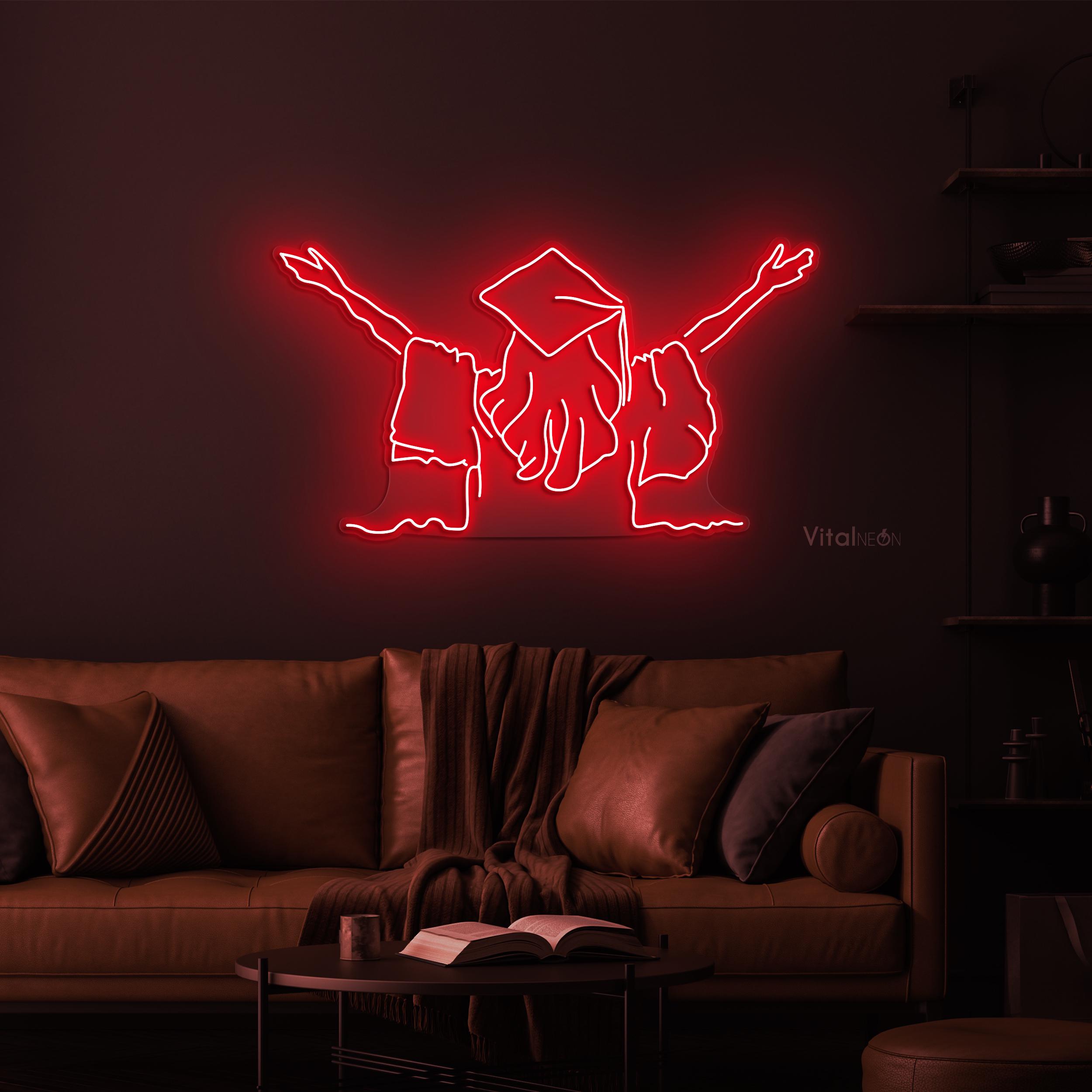 Graduation Led Matrix Graduate Neon Sign, LED University Wall Decor, Graduation Party Light ...