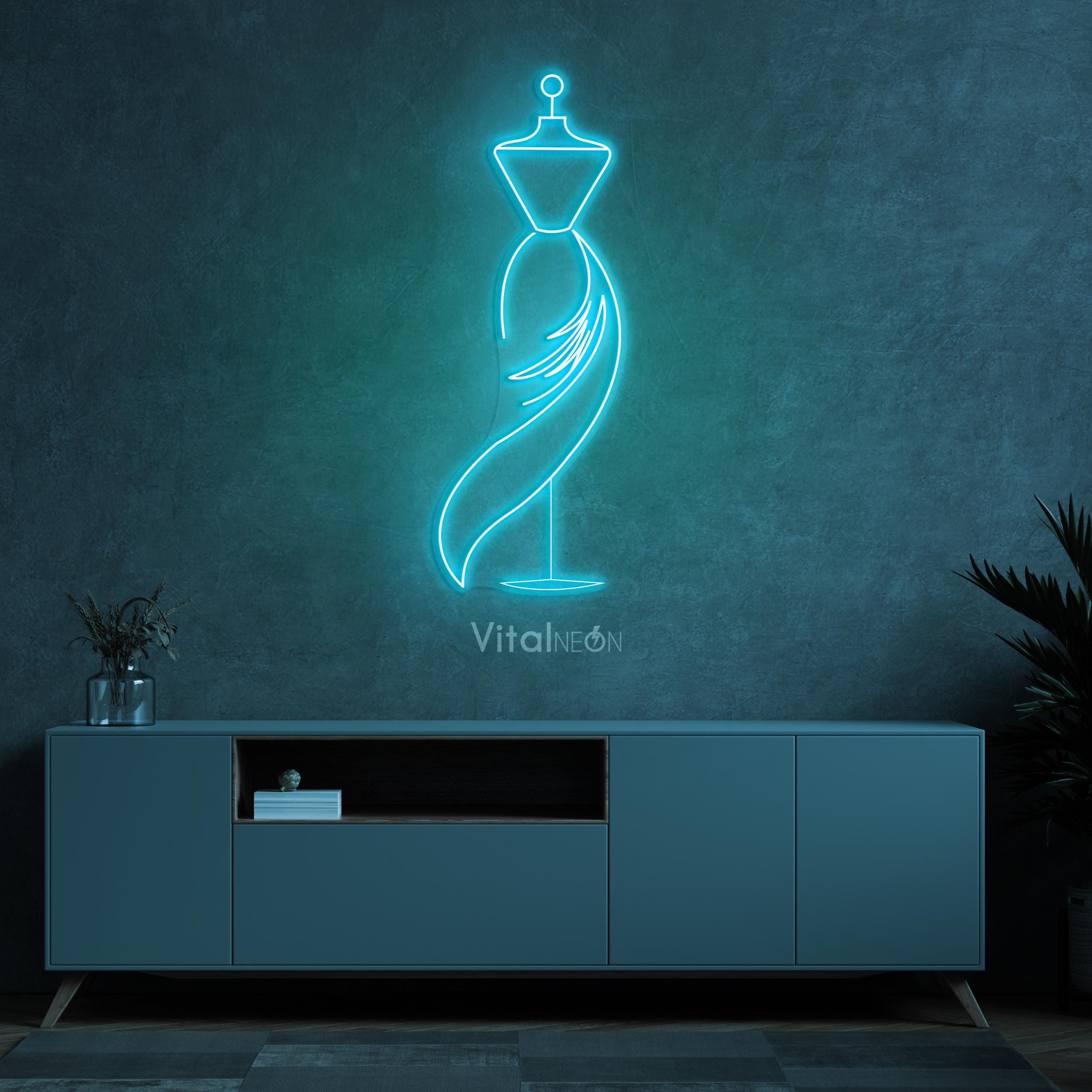 Mannequin Signs Elegant Mannequin LED Neon Sign, Clothing Store Decor - Etsy
