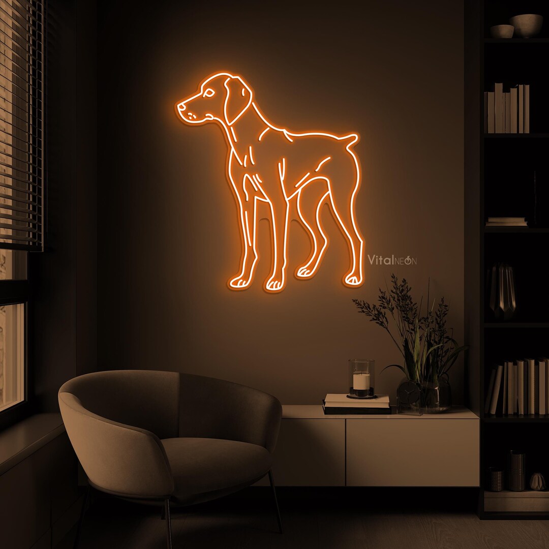 Dog LED Neon Sign Pet Wall Art for Dog Lover Home Room Decor Gift - Etsy