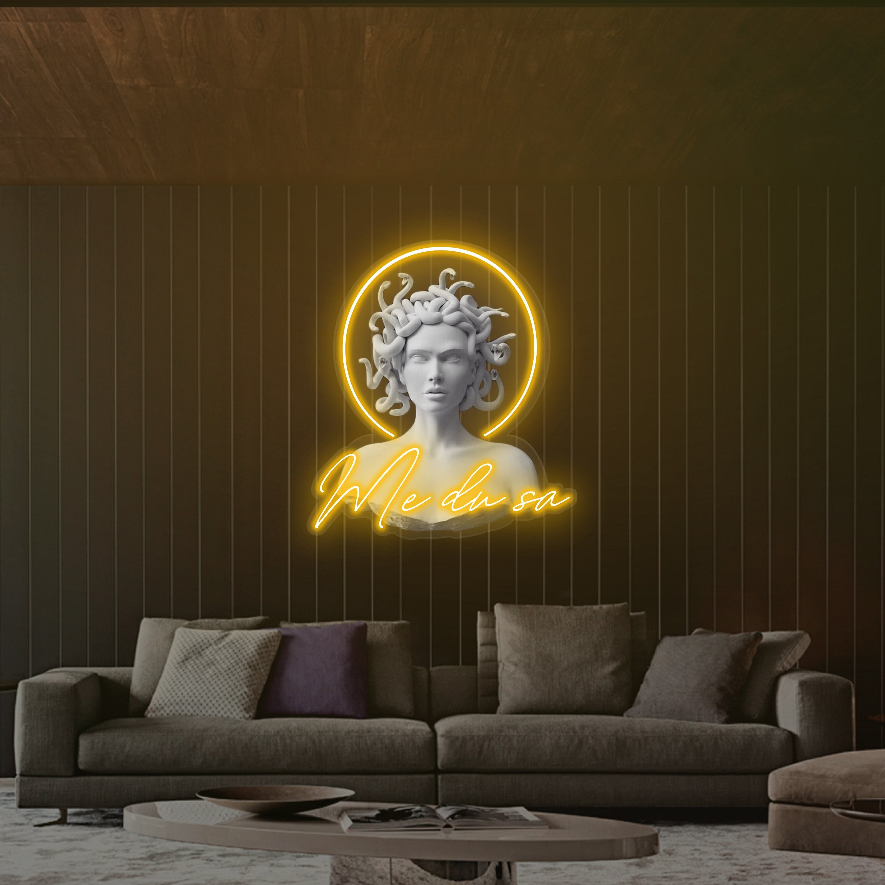 Medusa Head Neon Sign, Mythical LED Art, Greek Mythology Masterpiece for Home, Party, Business Decor, Medusa Neon, Home Decor, Medusa Light