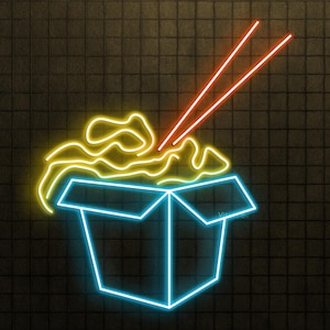 Ramen Box Neon Sign, Ramen Box LED Light, Noodle Wall Decor, Asian Food Neon Sign, Ramen Shop Wall Sign, Chinese Restaurants Neon Decor