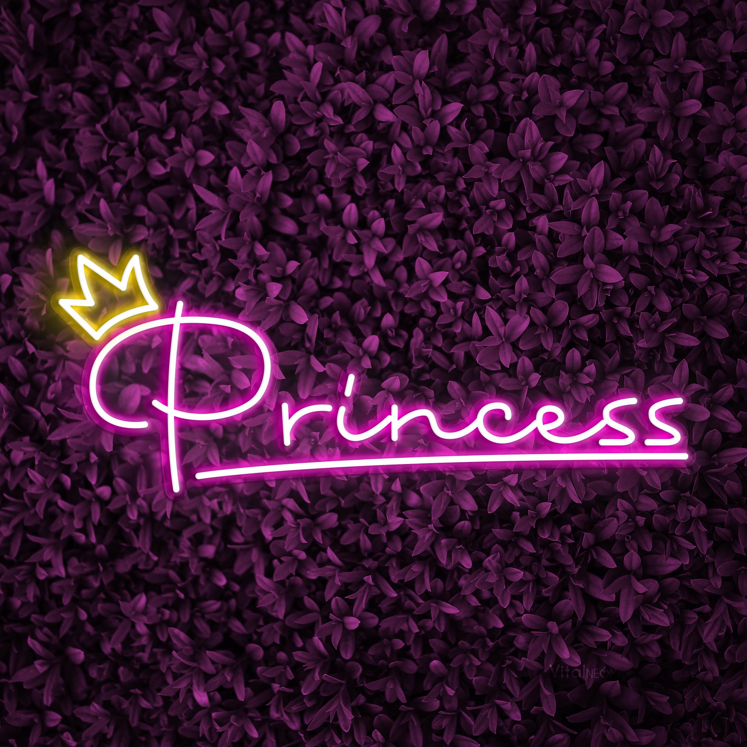 Princess Neon Sign LED Light Crown Wall Art Girls Bedroom Room Decor - Etsy